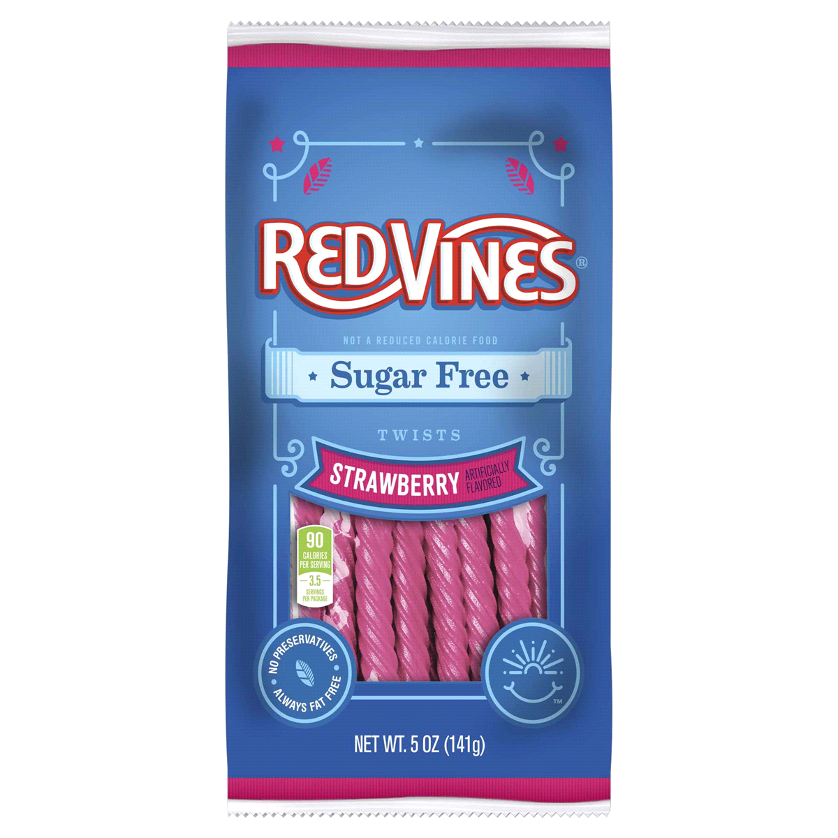 slide 1 of 5, Red Vines Strawberry Sugar Free Peg Bag, 5 oz