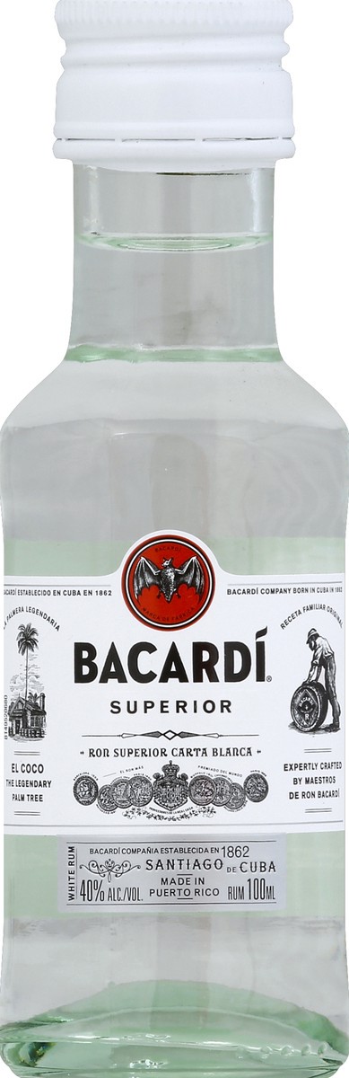 slide 2 of 2, Bacardi Rum 100 ml, 100 ml