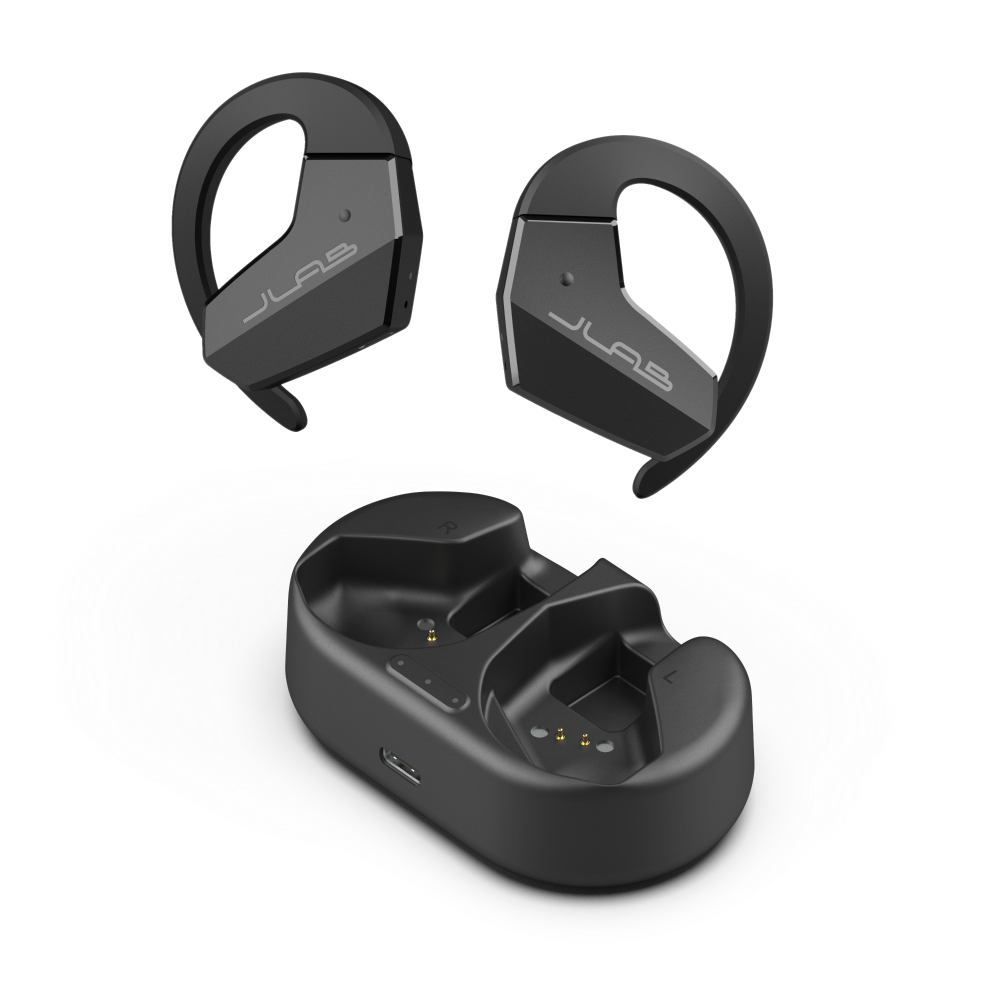 slide 1 of 1, JLab Audio Open Sport Jbuds - Black, 1 ct