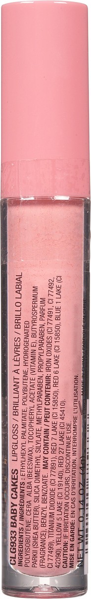 slide 6 of 9, L.A. Colors High Shine CLG933 Baby Cakes Shea Butter Lip Gloss 0.14 oz, 0.14 oz