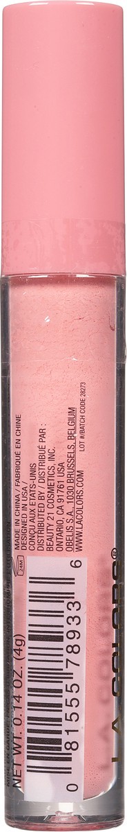 slide 5 of 9, L.A. Colors High Shine CLG933 Baby Cakes Shea Butter Lip Gloss 0.14 oz, 0.14 oz
