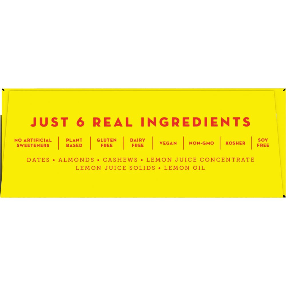 slide 6 of 6, LÄRABAR Minis, Lemon Bar, Vegan and Gluten Free Snacks, 20 Mini Bars, 15.6 oz, 20 ct