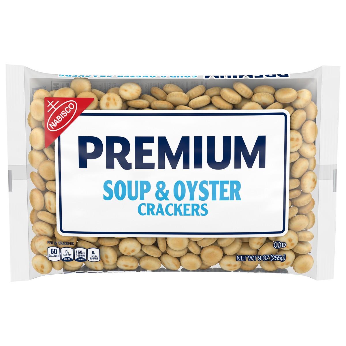 slide 1 of 9, Premium Original Soup & Oyster Crackers, 9 oz, 9 oz
