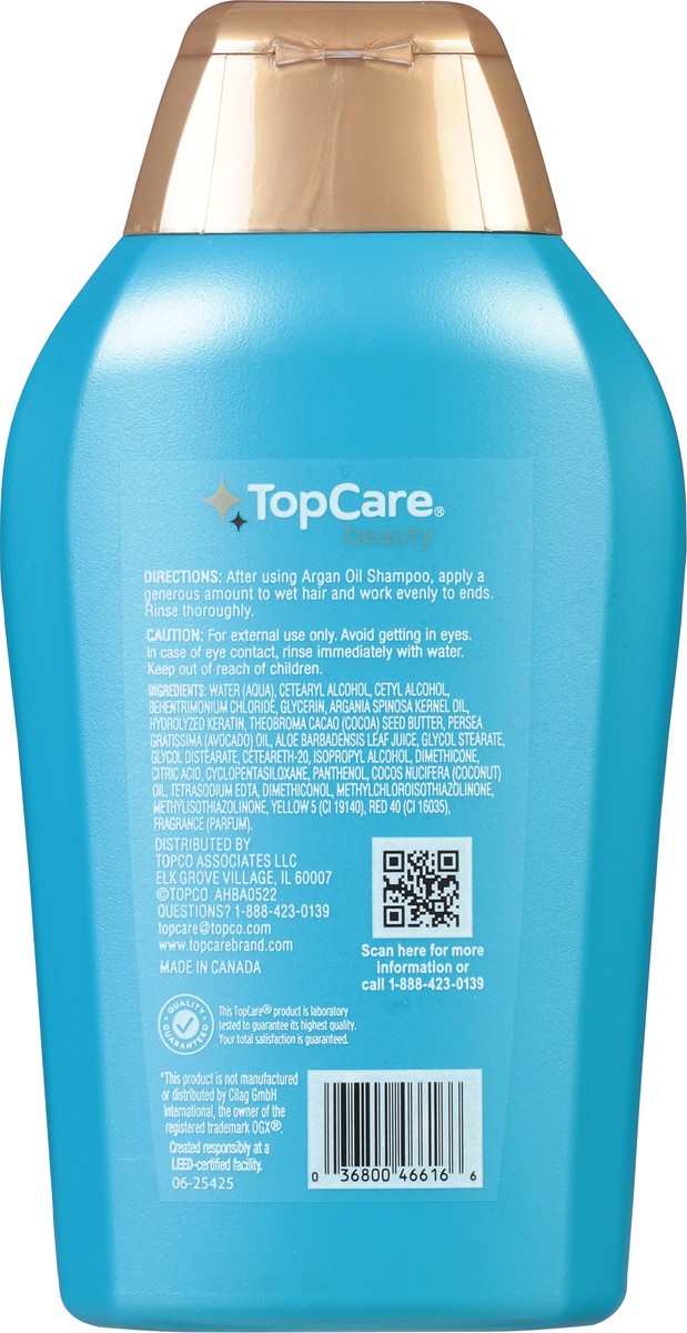 slide 9 of 10, TopCare Argan Oil Conditioner, 13 fl oz