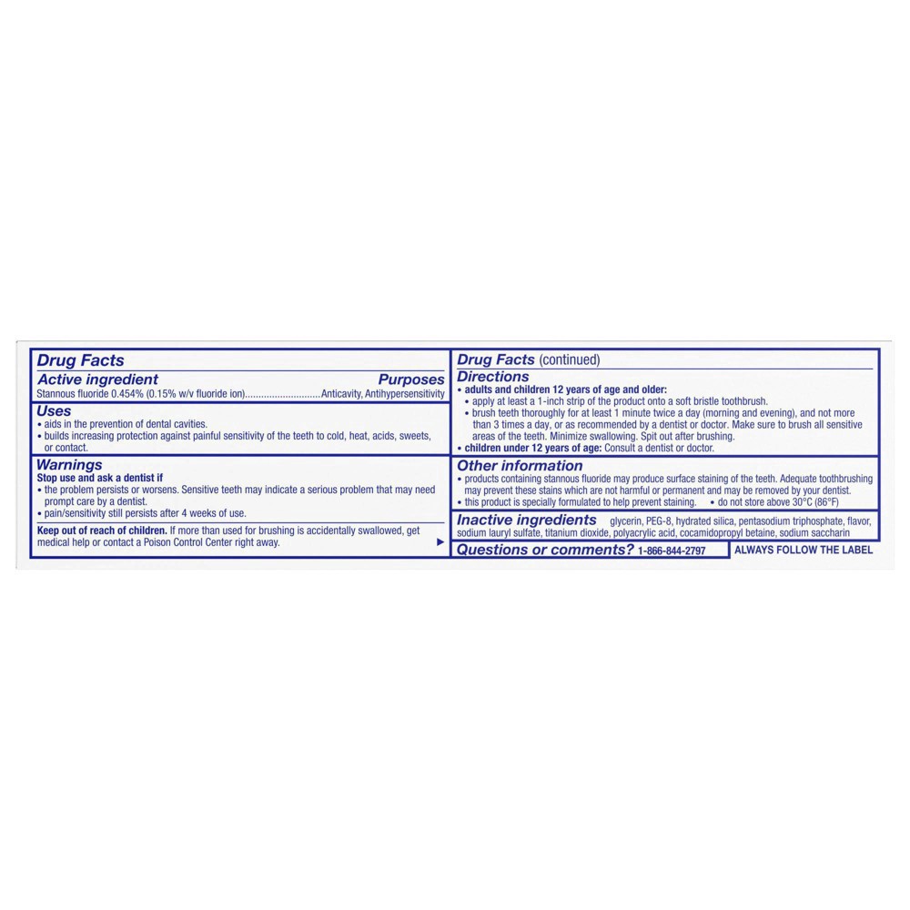 slide 7 of 65, Sensodyne Rapid Relief Extra Fresh Toothpaste - 3.4oz, 3.4 oz