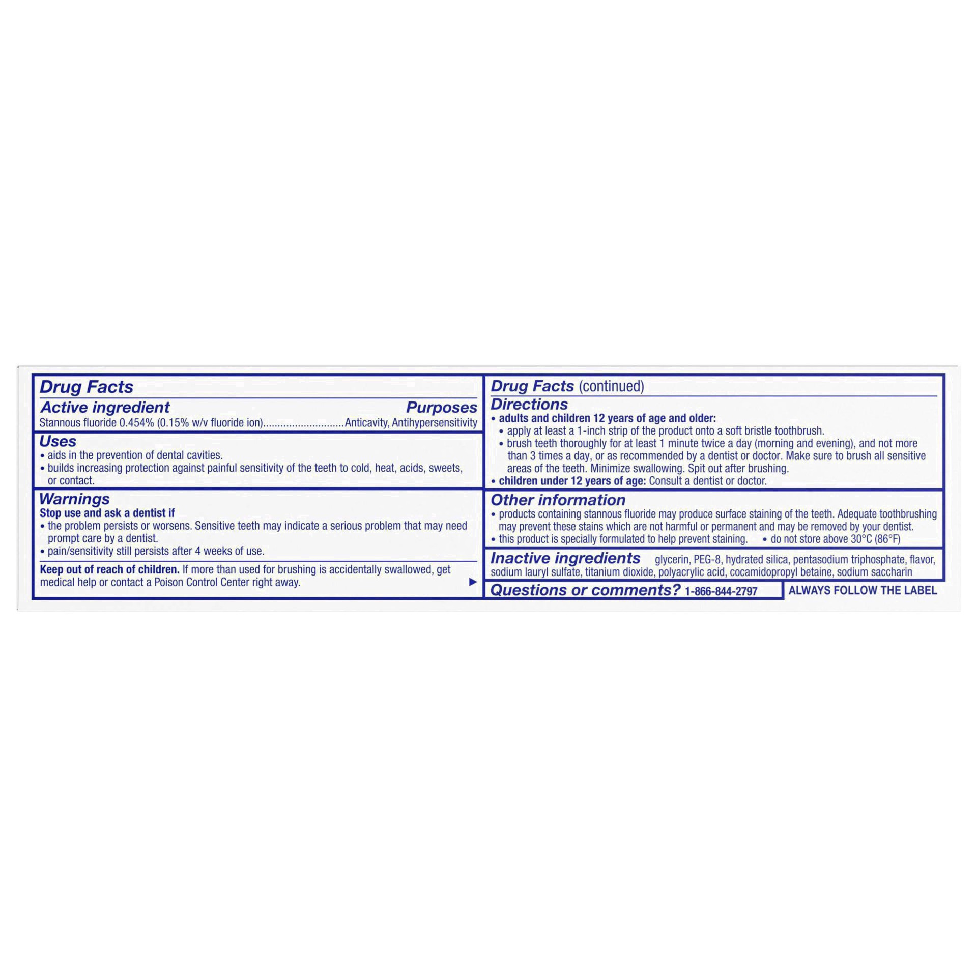 slide 52 of 65, Sensodyne Rapid Relief Extra Fresh Toothpaste - 3.4oz, 3.4 oz