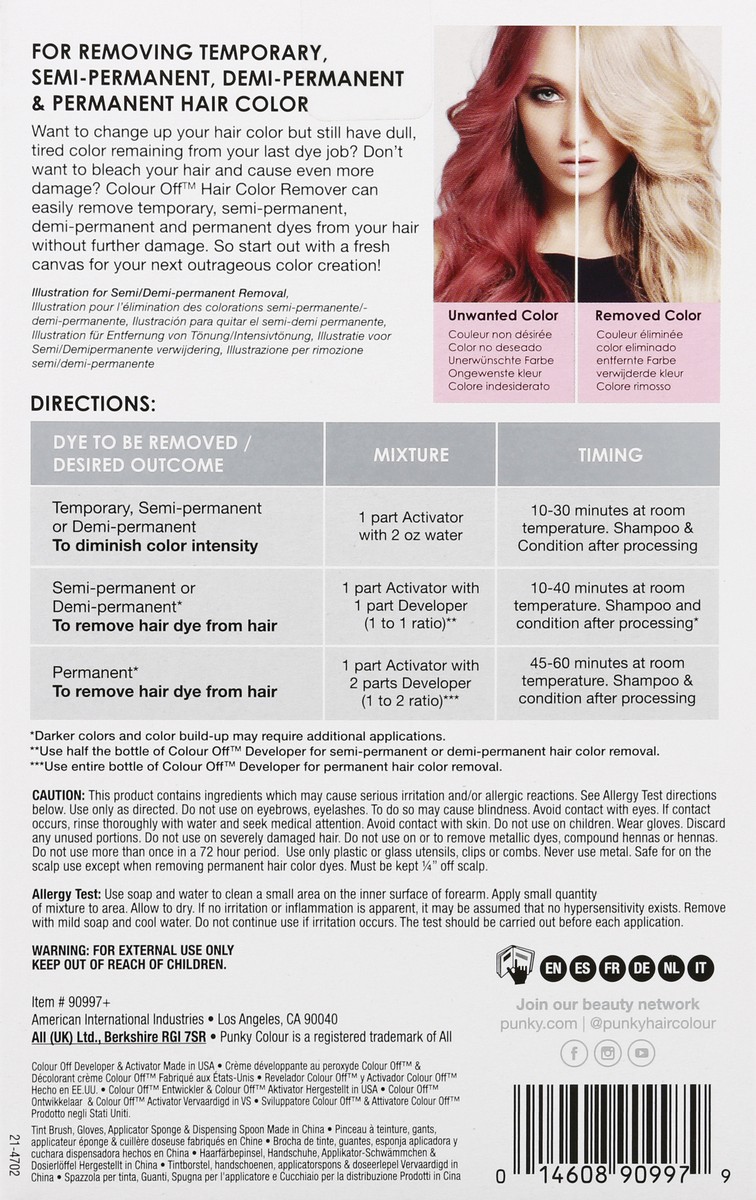 slide 4 of 12, Punky Colour Colour Off 1 ea, 1 ea