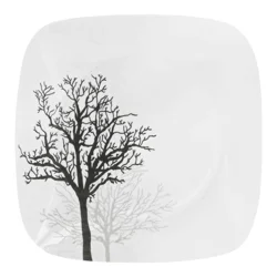 Corelle Square Lunch Plate 9in/22.9cm Bp Timber Shadows