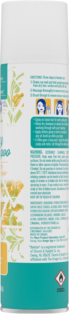 slide 4 of 4, Kroger® Light Clean Dry Shampoo, 5.71 oz