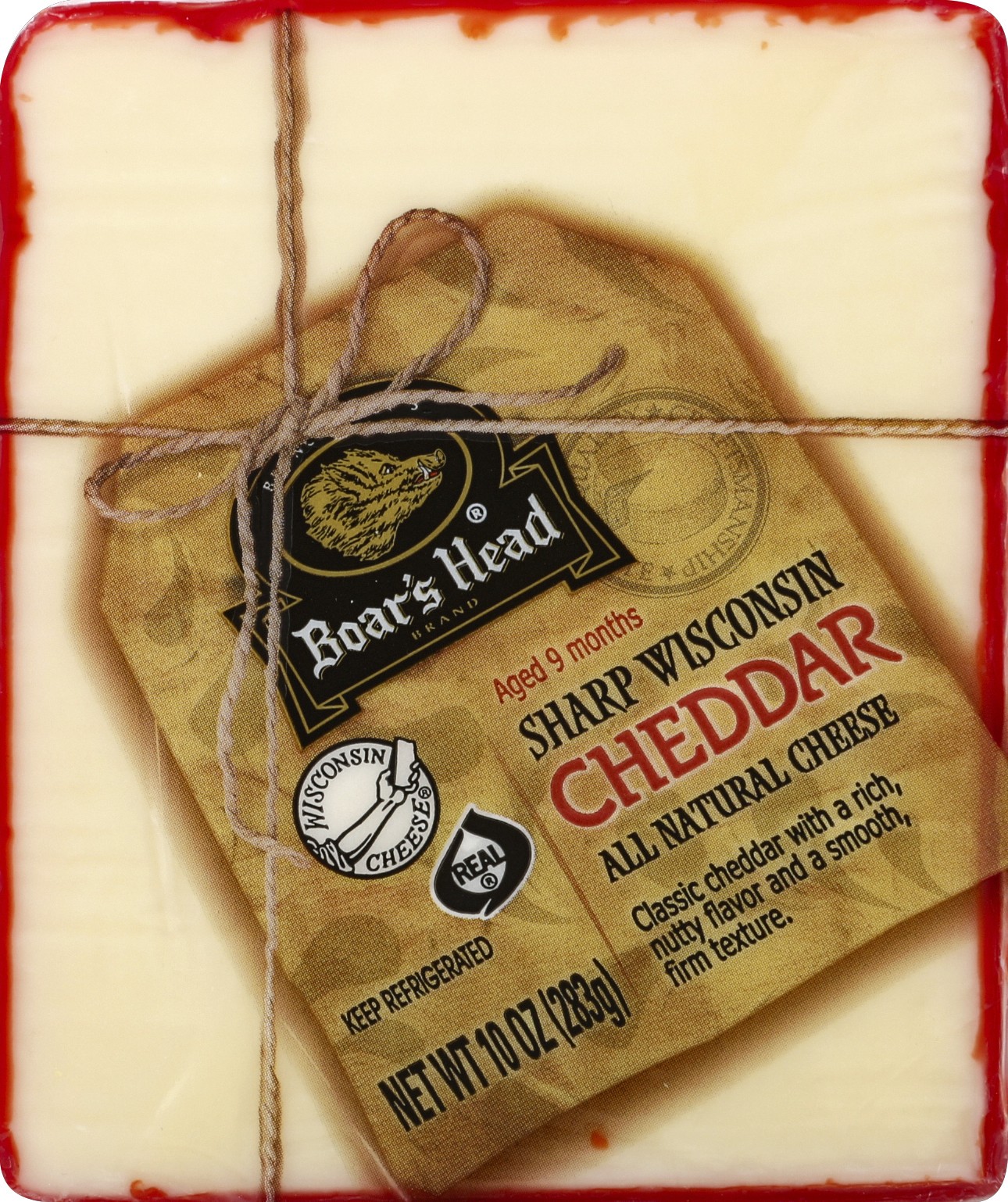 slide 1 of 5, Boar's Head Wisconsin Cheddar Cheese, 1 ct