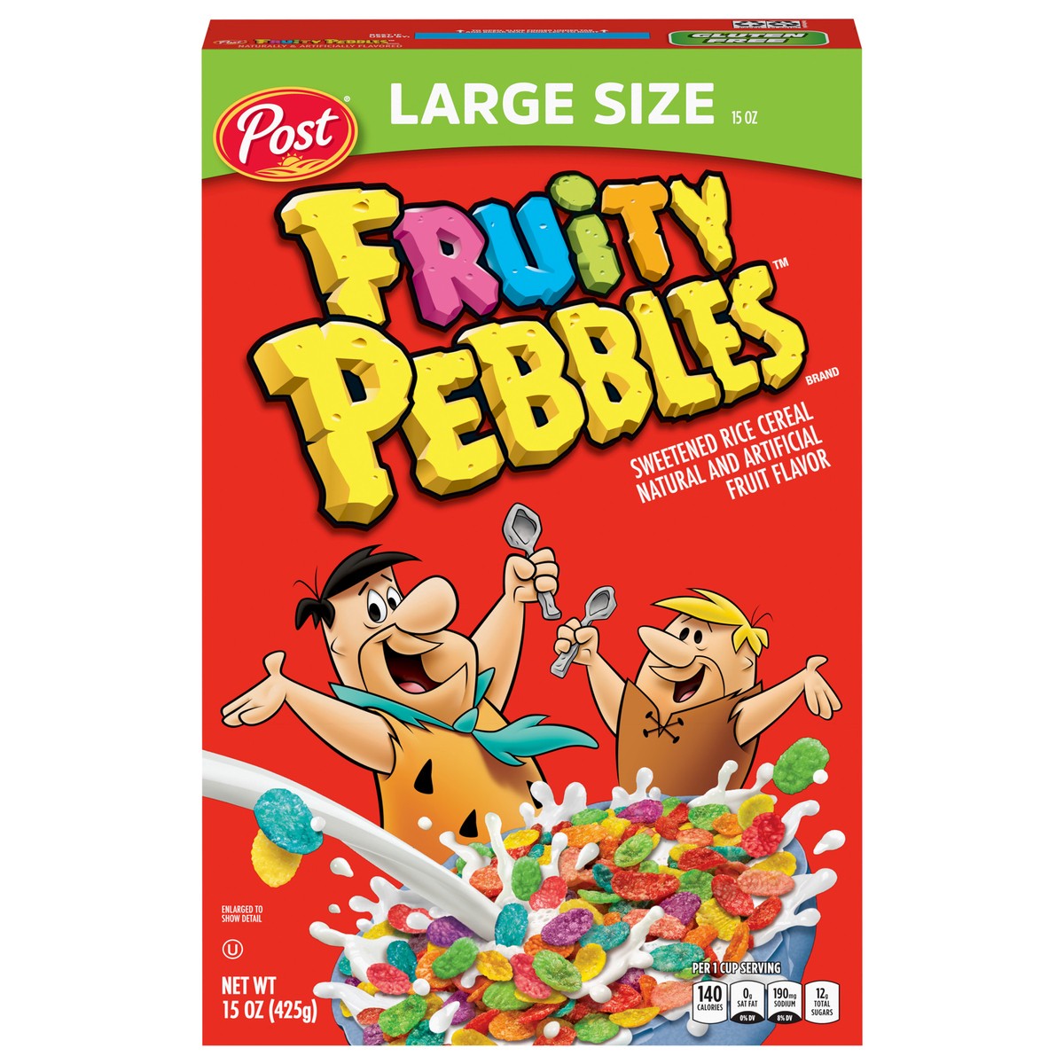 slide 1 of 5, Post Fruity Pebbles Cereal, 15 oz