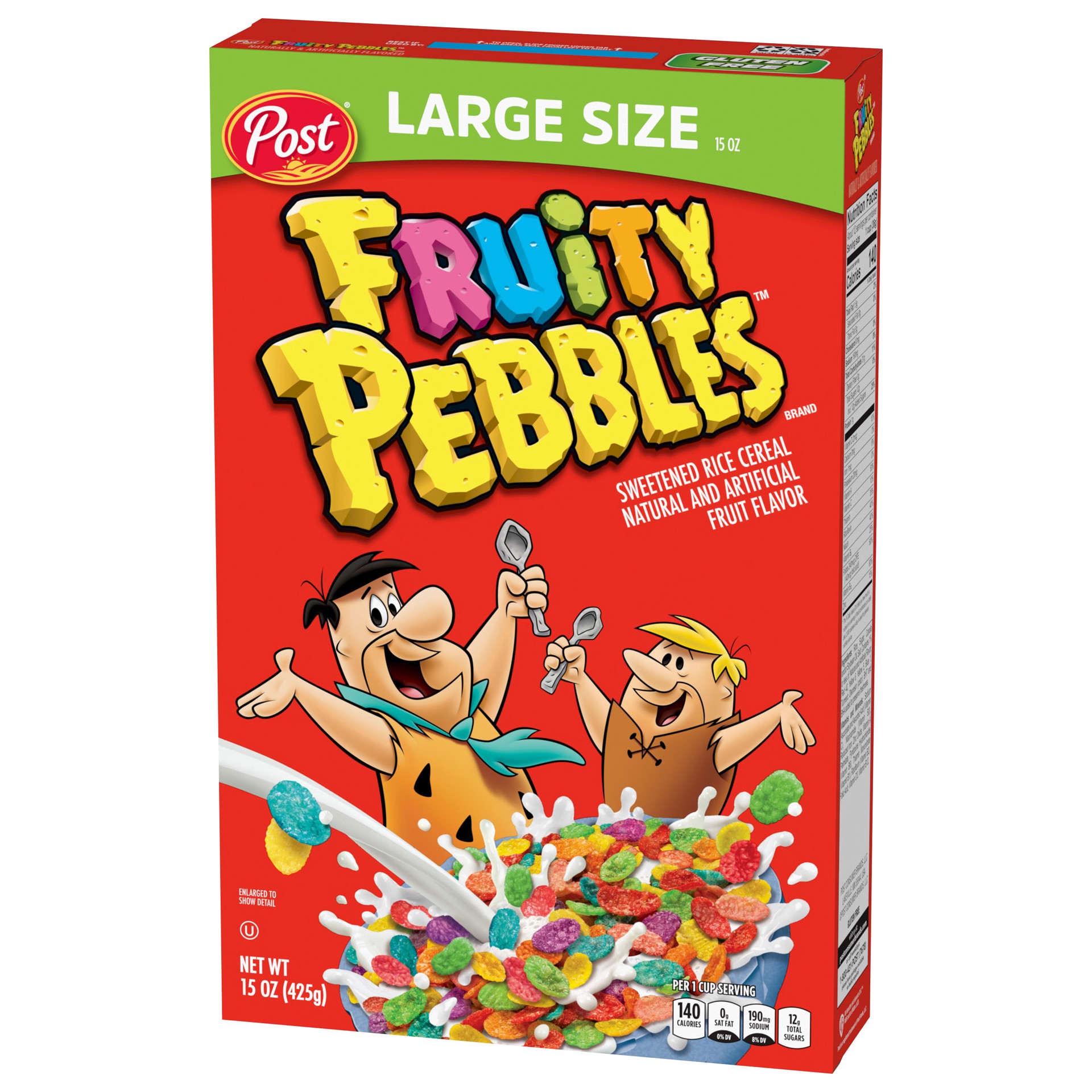 slide 4 of 5, Post Fruity Pebbles Cereal, 15 oz