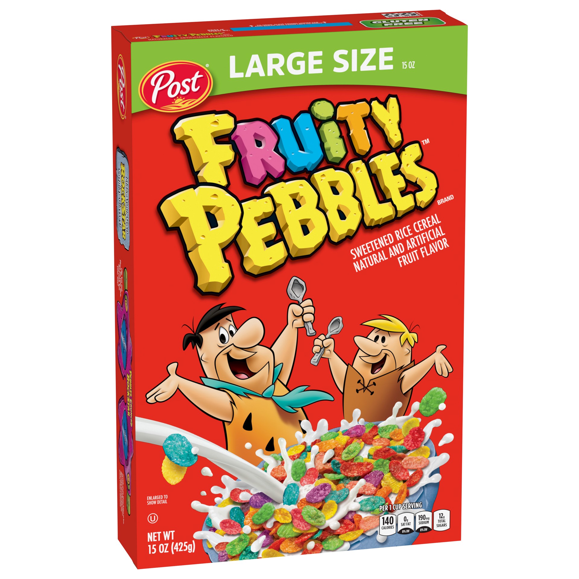 slide 2 of 5, Post Fruity Pebbles Cereal, 15 oz