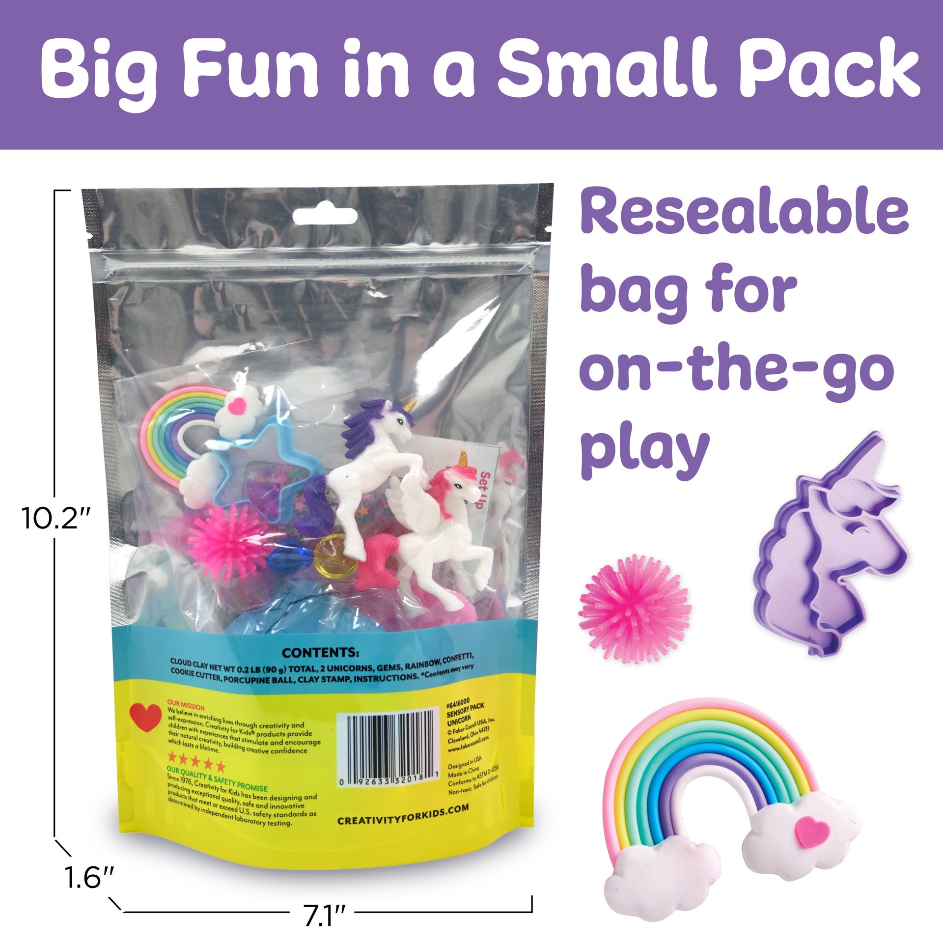 slide 13 of 15, Faber-Castell Creativity For Kids Unicorn Sensory Pack, 2 unicorns