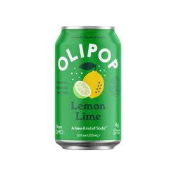 Olipop Lemon Lime Soda 12 fl oz
