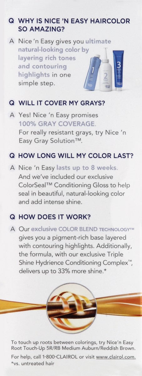 slide 2 of 5, Nice 'n Easy Permanent Color 1 ea, 1 ct