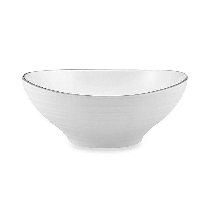 slide 1 of 1, Mikasa Swirl Banded Cereal Bowl, 1 ct