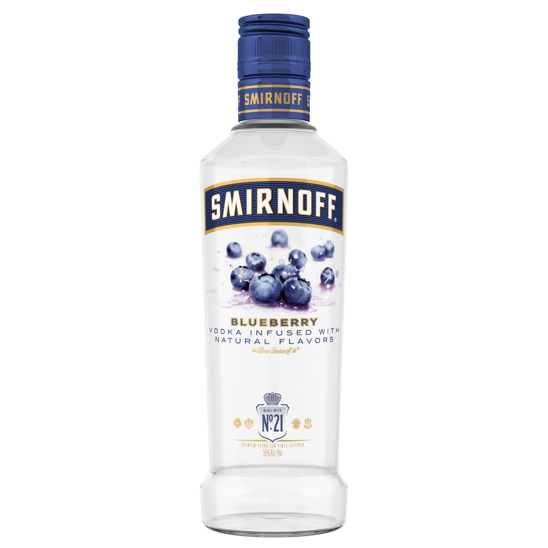 slide 3 of 4, Smirnoff Blueberry Vodka, 375 ml