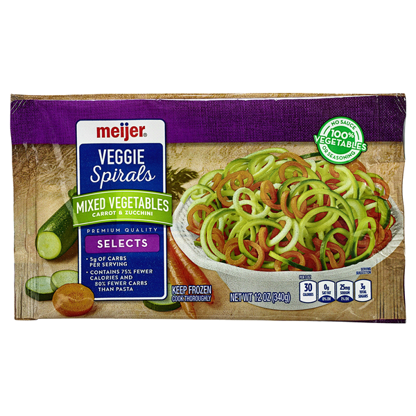 slide 1 of 1, Meijer Mixed Veggie Spirals, 12 oz