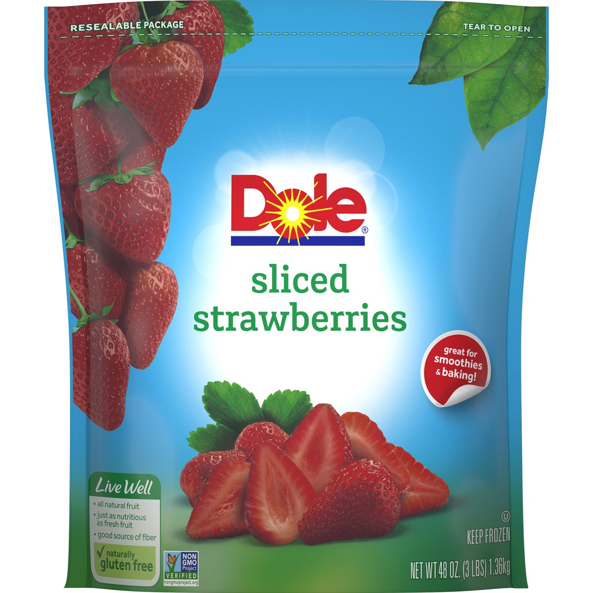 slide 7 of 9, Dole Strawberries, 48 oz