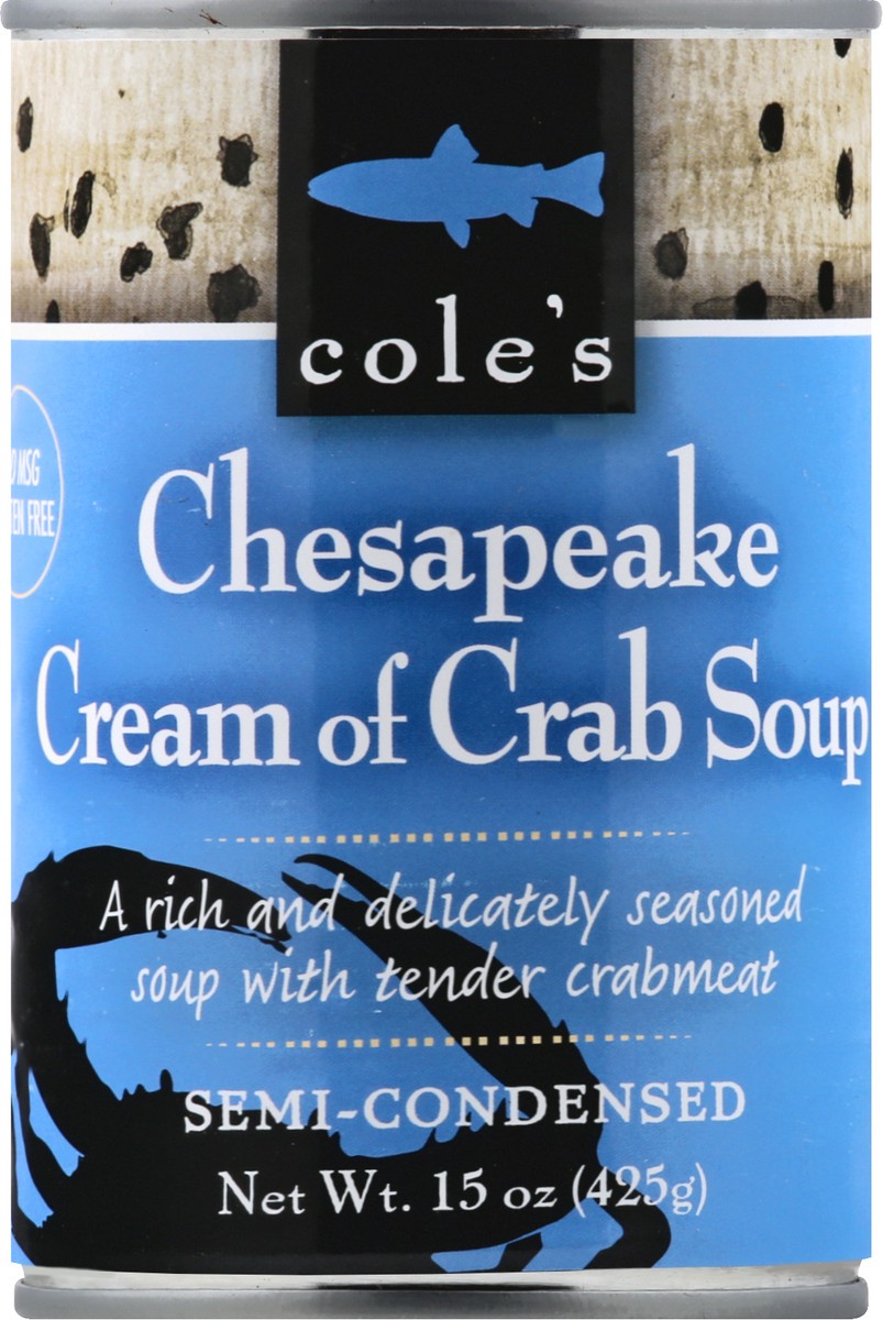 slide 4 of 13, Cole's Semi-Condensed Chesapeake Cream of Crab Soup 15 oz, 15 oz