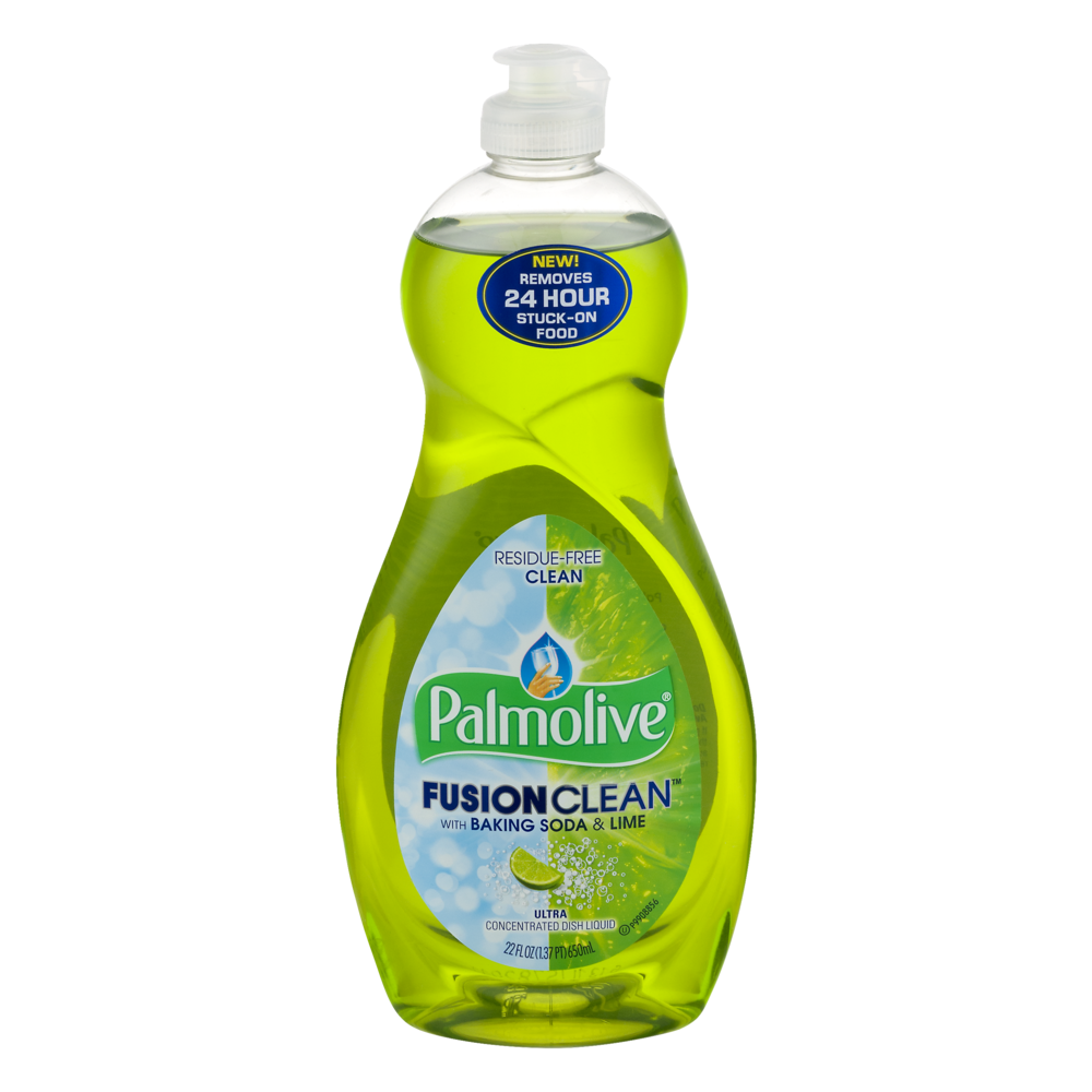 slide 1 of 1, Palmolive Fusion Clean with Baking Soda & Lime Ultra Contrated Dish Liquid, 22 fl oz