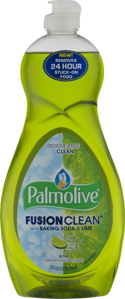 slide 8 of 9, Palmolive Fusion Clean with Baking Soda & Lime Ultra Contrated Dish Liquid, 22 fl oz