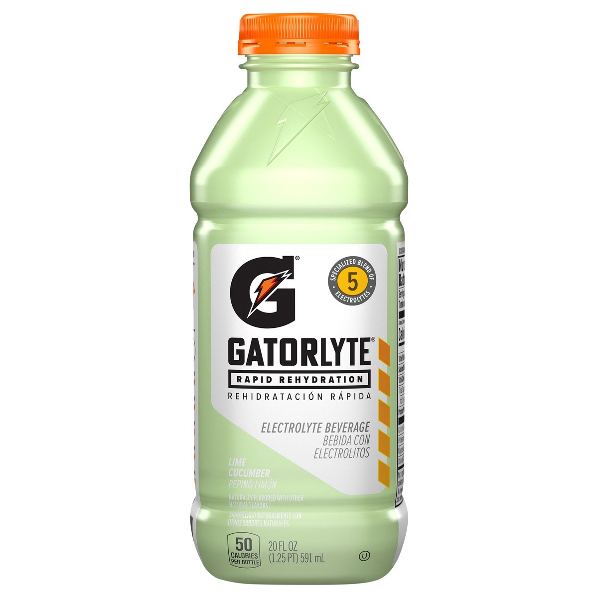 slide 1 of 5, Gatorlyte Electrolyte Beverage Lime Cucumber 20 Fl Oz, 20 fl oz