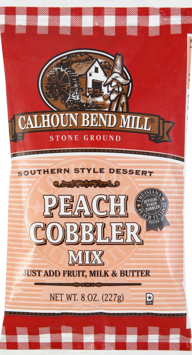 slide 3 of 5, Calhoun Bend Peach Cobbler Mix 8 oz, 8 oz