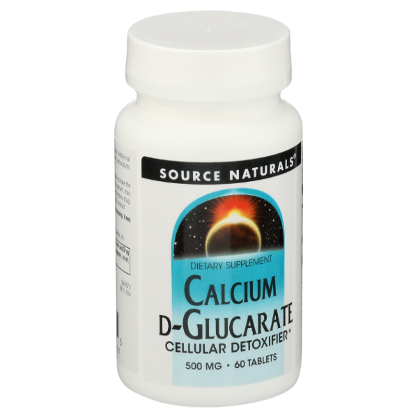 slide 1 of 1, Source Naturals Calcium D-Glucarate, 60 ct