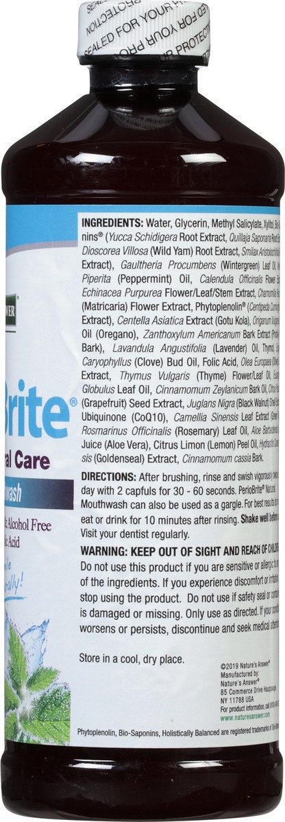 slide 8 of 9, Nature's Answer Periobrite Wintermint Mouthwash, 16 fl oz