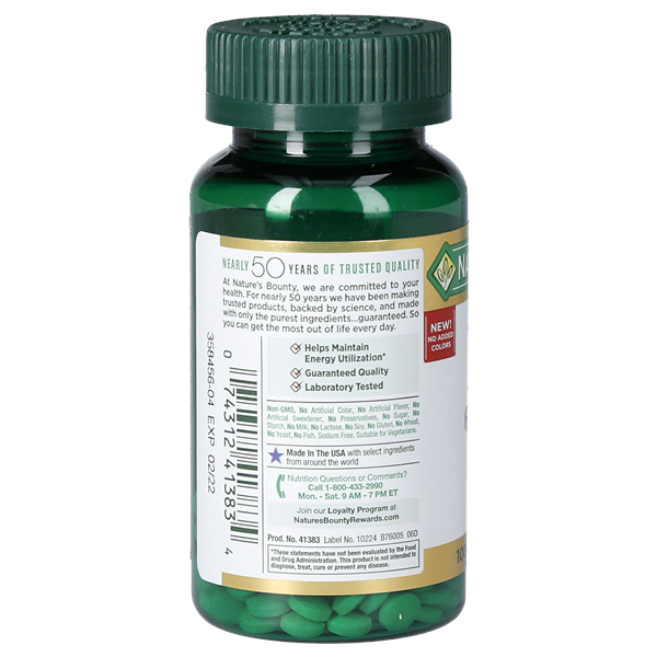 slide 9 of 9, Nature's Bounty Iron 65 Mg Tablets, 100 ct