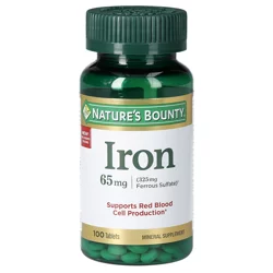 Nature's Bounty Nature’s Bounty Iron Cellular Energy Support Tablets, 65mg