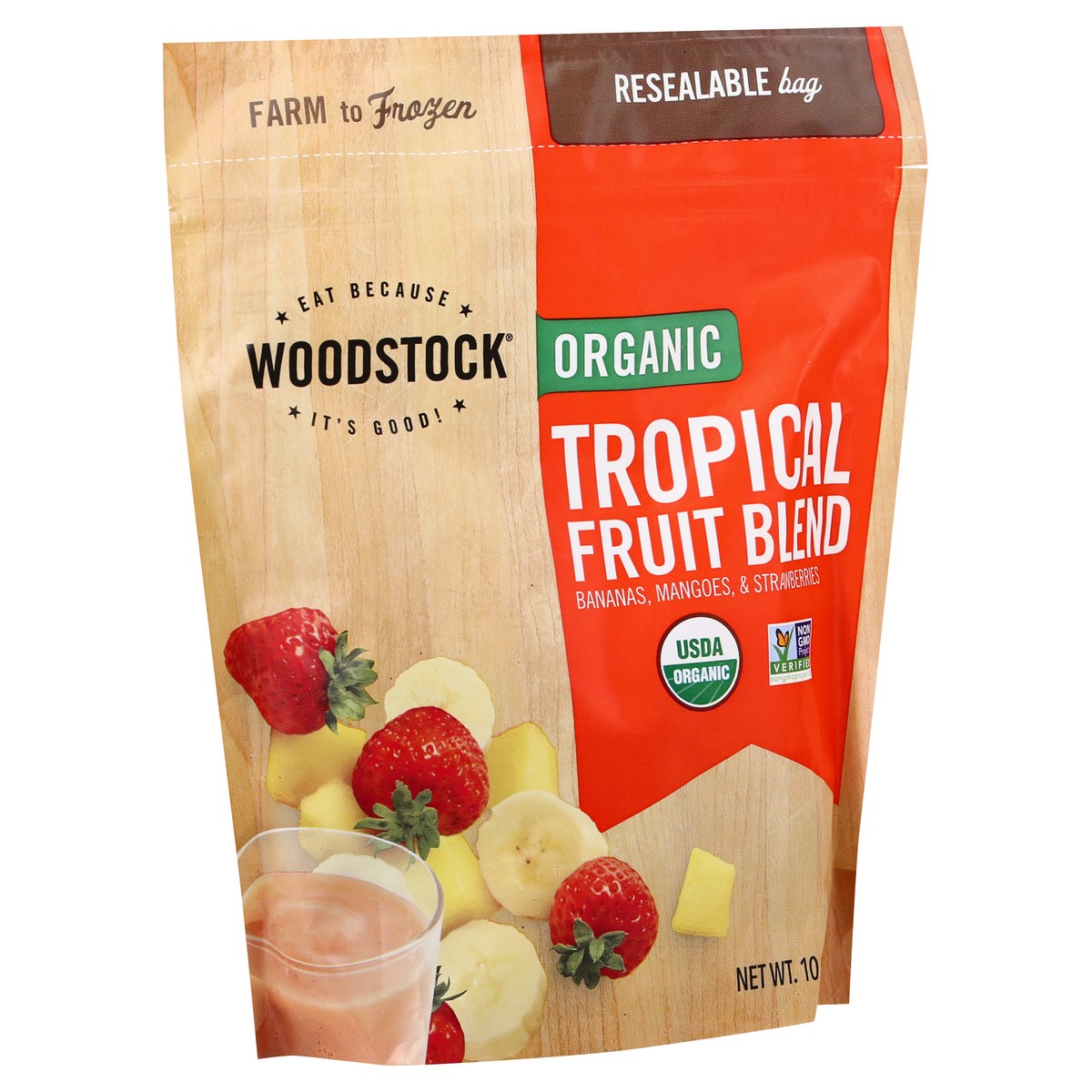 slide 2 of 12, Woodstock Organic Tropical Fruit Blend 10 oz, 10 oz