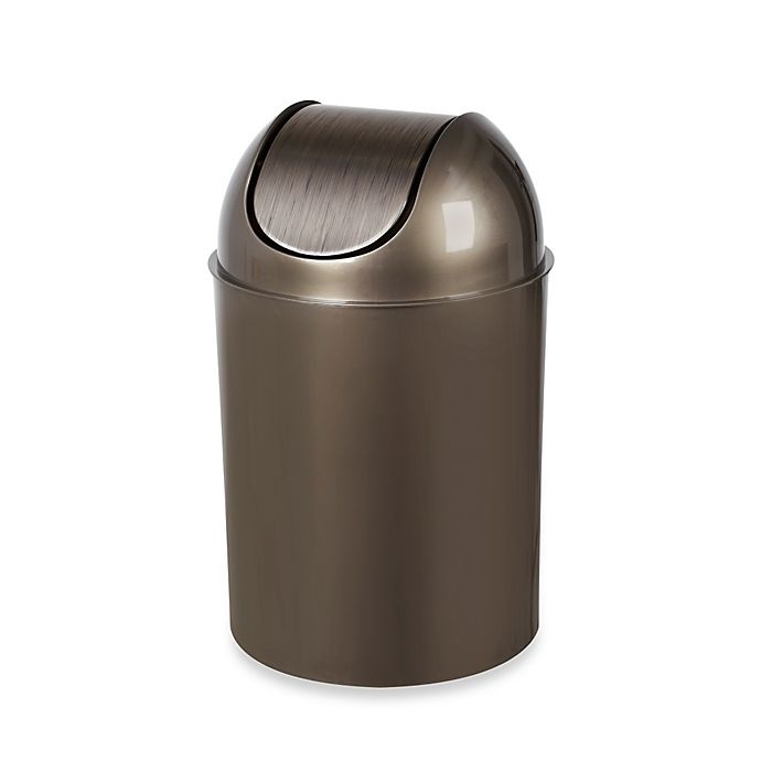 slide 1 of 1, Umbra Flip Champ Wastebasket - Champagne, 2.5 gal