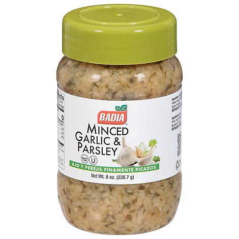 slide 1 of 1, Badia Spice Garlic Minced And Parsley - 8 Oz., 8 oz