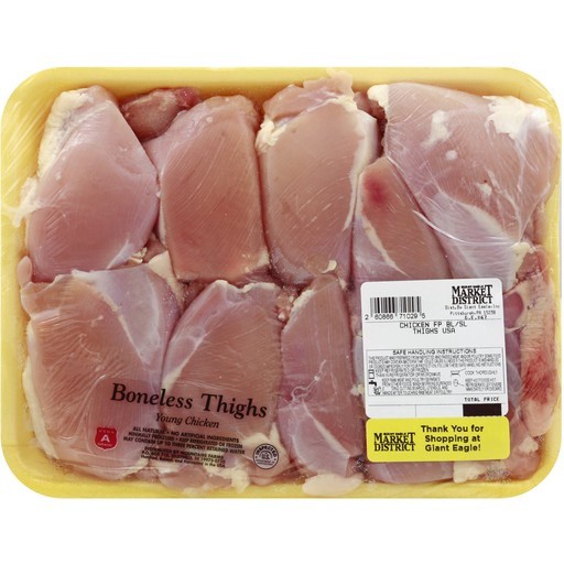 slide 1 of 1, Foster Farms Organic Boneless Skinless Thighs, per lb