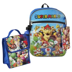 Nintendo Super Mario Brothers Backpack Set.