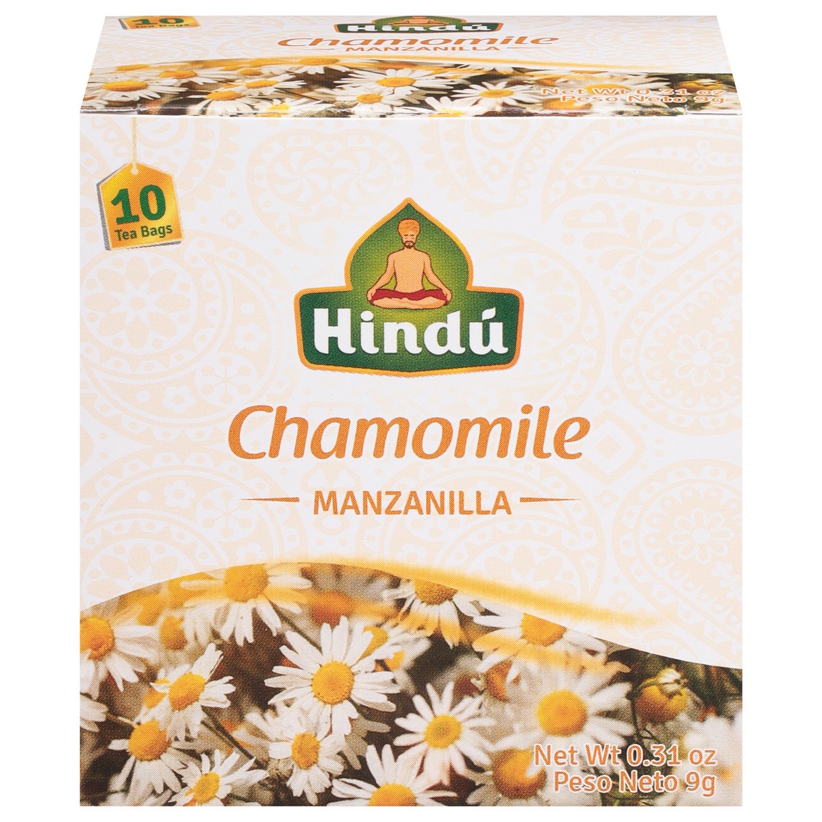 slide 1 of 1, Hindu Chamomile Tea 10 Tea Bags, 10 ct