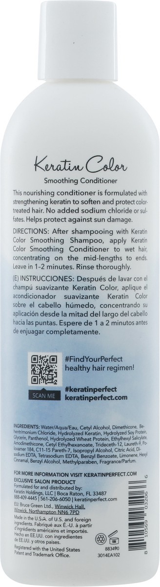 slide 5 of 9, Keratin Perfect Keratin Color Smoothing Conditioner 12 fl oz, 12 fl oz