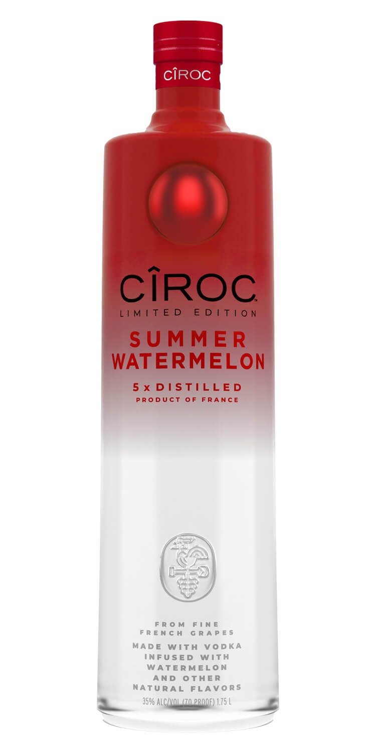 CIROC Limited Edition Summer Watermelon (Made with Vodka Infused with Natural Flavors), 1.75 L 1