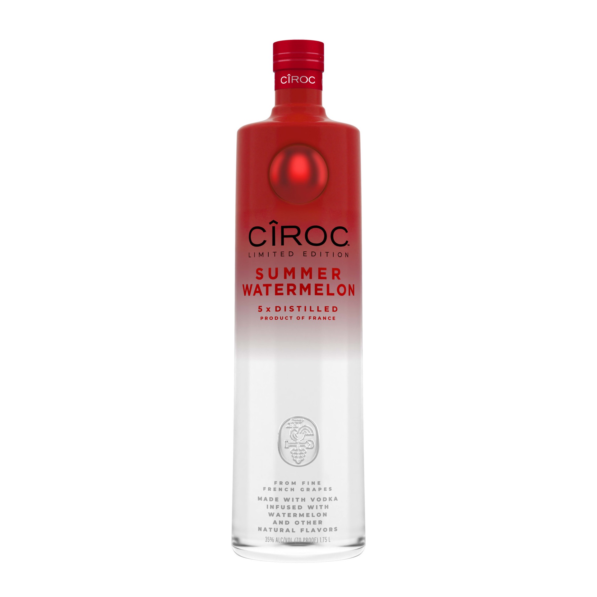 slide 1 of 4, CIROC Limited Edition Summer Watermelon (Made with Vodka Infused with Natural Flavors), 1.75 L, 1.75 liter