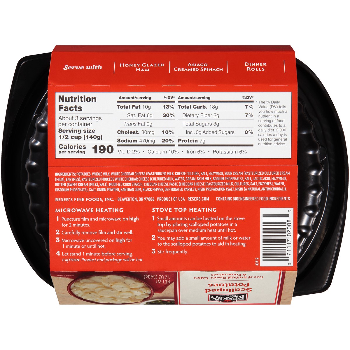 slide 4 of 7, Reser's Scalloped Potatoes, 12 oz