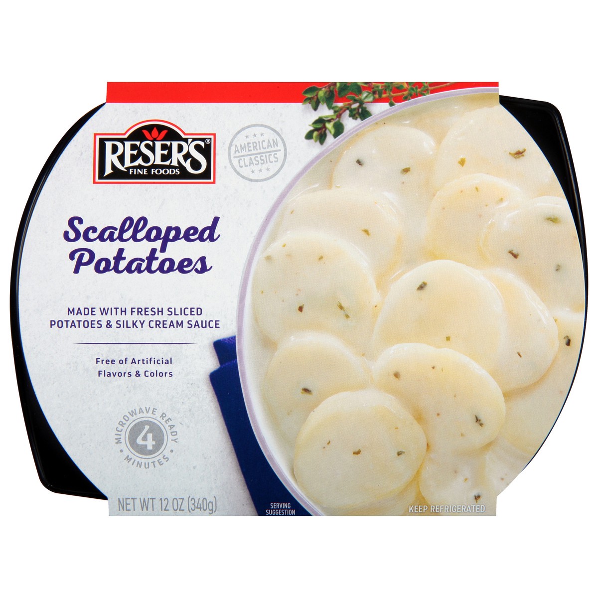 slide 1 of 7, Reser's Scalloped Potatoes, 12 oz