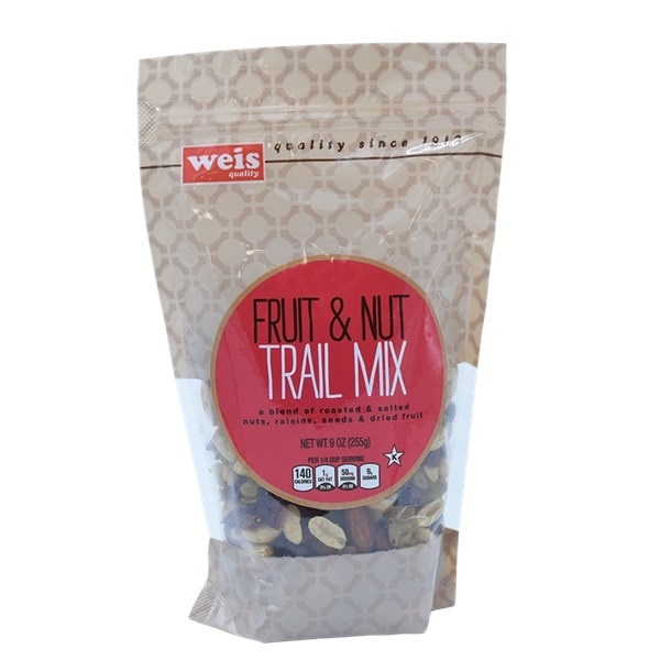 slide 1 of 1, Weis Quality Fruit & Nut Trail Mix, 9 oz