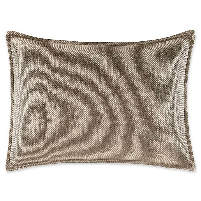 slide 1 of 1, Tommy Bahama Raffia Palms Oblong Throw Pillow - Husk, 12 in x 16 in