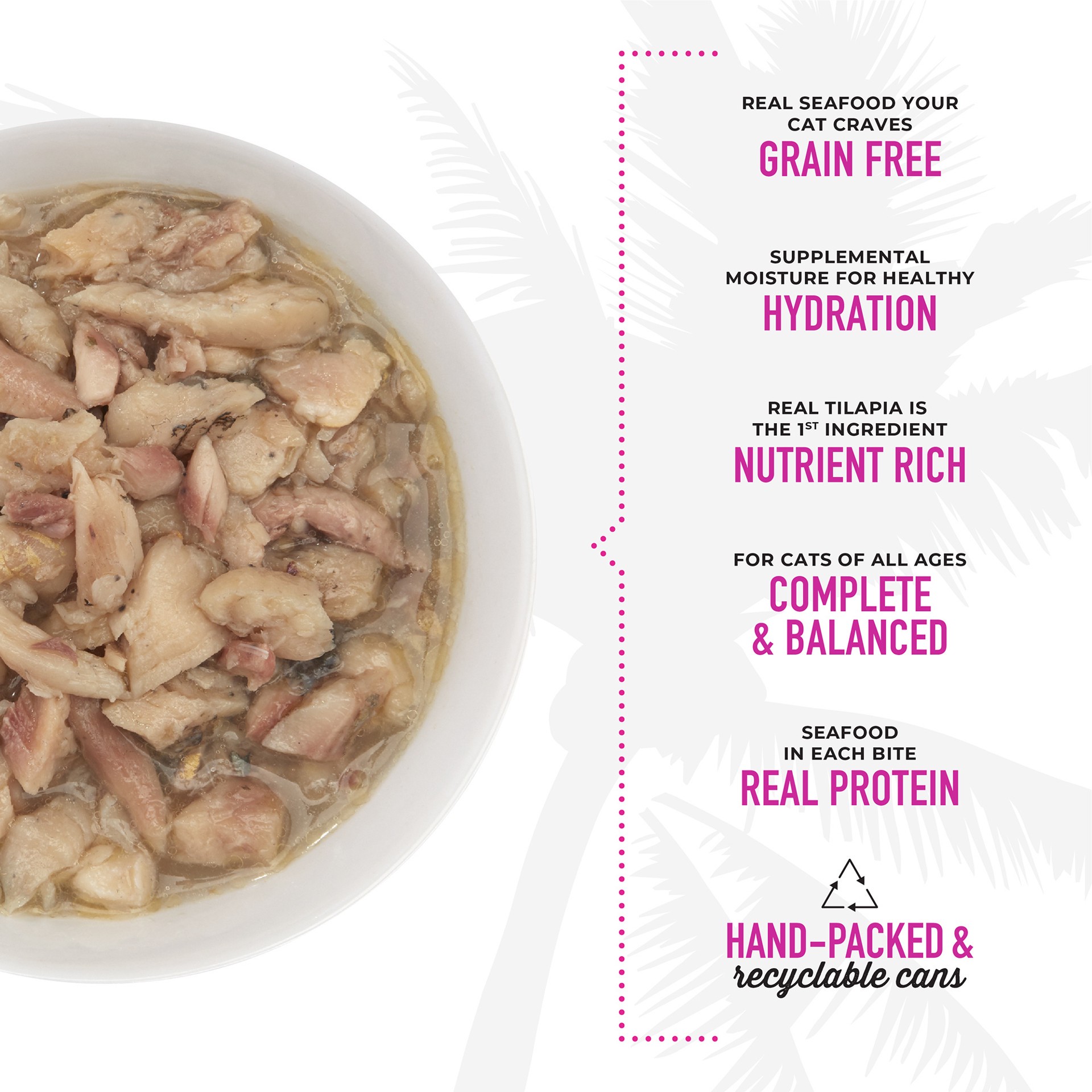 slide 8 of 8, Tiki Cat Luau Wet Cat Food, Tilapia, 6 oz. Can, 6 oz