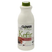 slide 1 of 4, Clover Sonoma Kefir Yogurt Pomegranate Acai & Strawberry, 32 oz