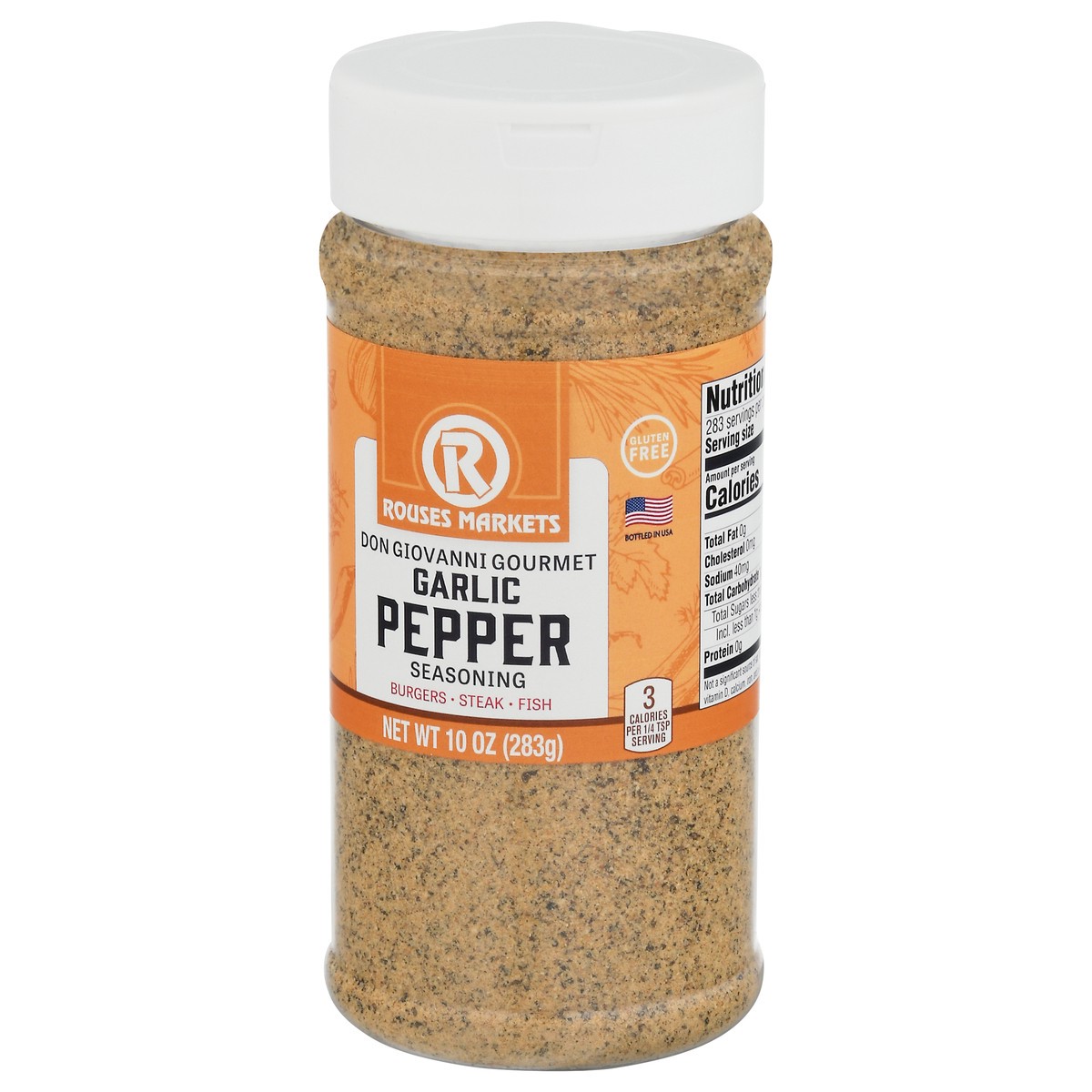 slide 9 of 13, Rouses Markets Don Giovanni Gourmet Garlic Pepper Seasoning 10 oz, 10 oz