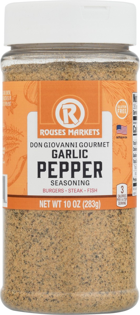 slide 3 of 13, Rouses Markets Don Giovanni Gourmet Garlic Pepper Seasoning 10 oz, 10 oz